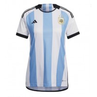Camiseta Argentina Primera Equipación para mujer Mundial 2022 manga corta